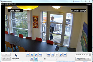 UniLock afspiller video fra kamera med Onvif, UniLock adgangskontrol, Unitek