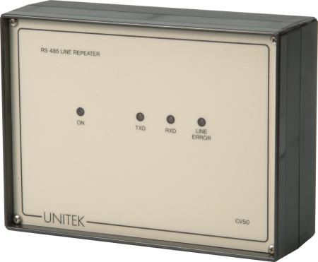 CV50, RS485 line repeater, UniLock adgangskontrol, Unitek